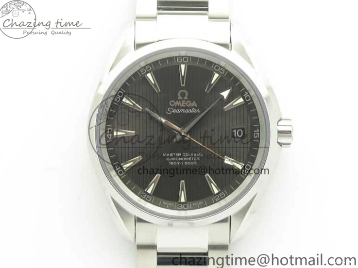 0508 Aqua Terra 150M SS VSF 1:1 Best Edition Gray Textured Dial on SS Bracelet A8500 Super Clone MultiPurpose 8039